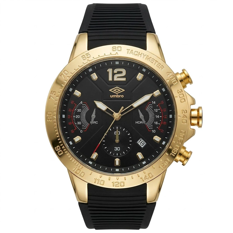 RELOJ ANALOGO HOMBRE UMBRO PLUS NEGRO UMBP-1500-96 - 1