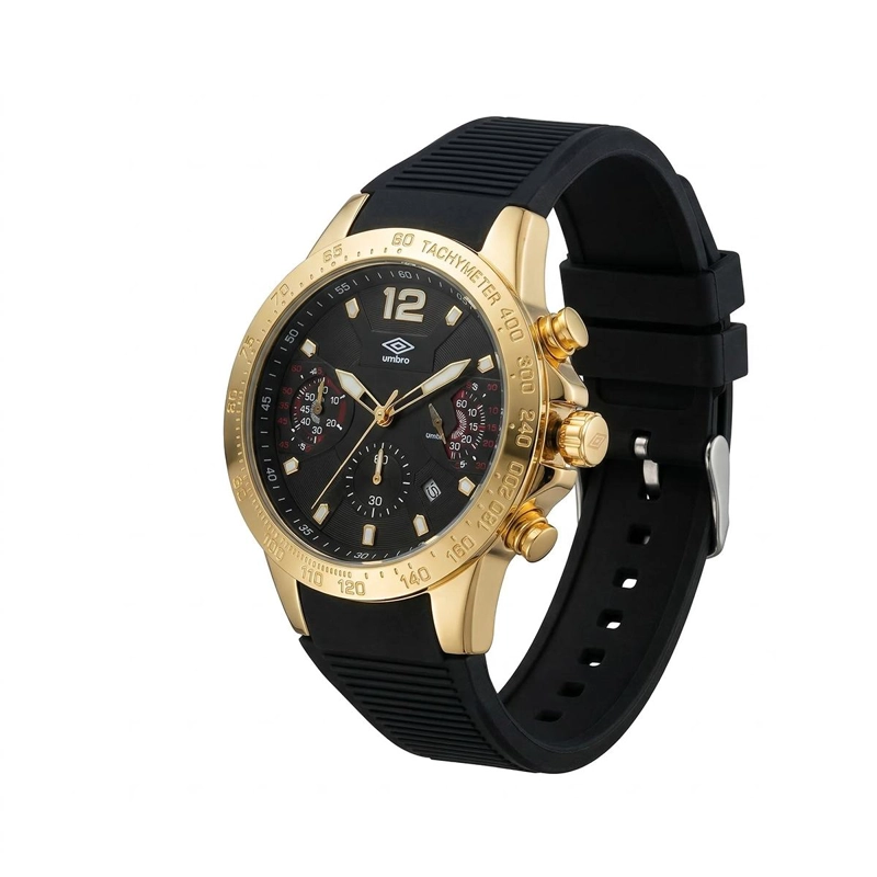 RELOJ ANALOGO HOMBRE UMBRO PLUS NEGRO UMBP-1500-96 - 2