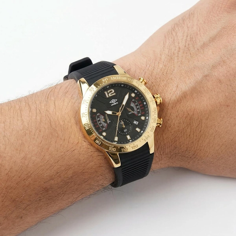 RELOJ ANALOGO HOMBRE UMBRO PLUS NEGRO UMBP-1500-96 - 4