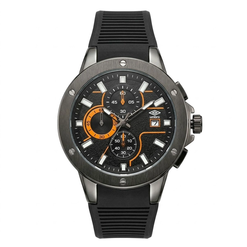 RELOJ ANALOGO HOMBRE UMBRO PLUS NEGRO UMBP-1500-99 - 1