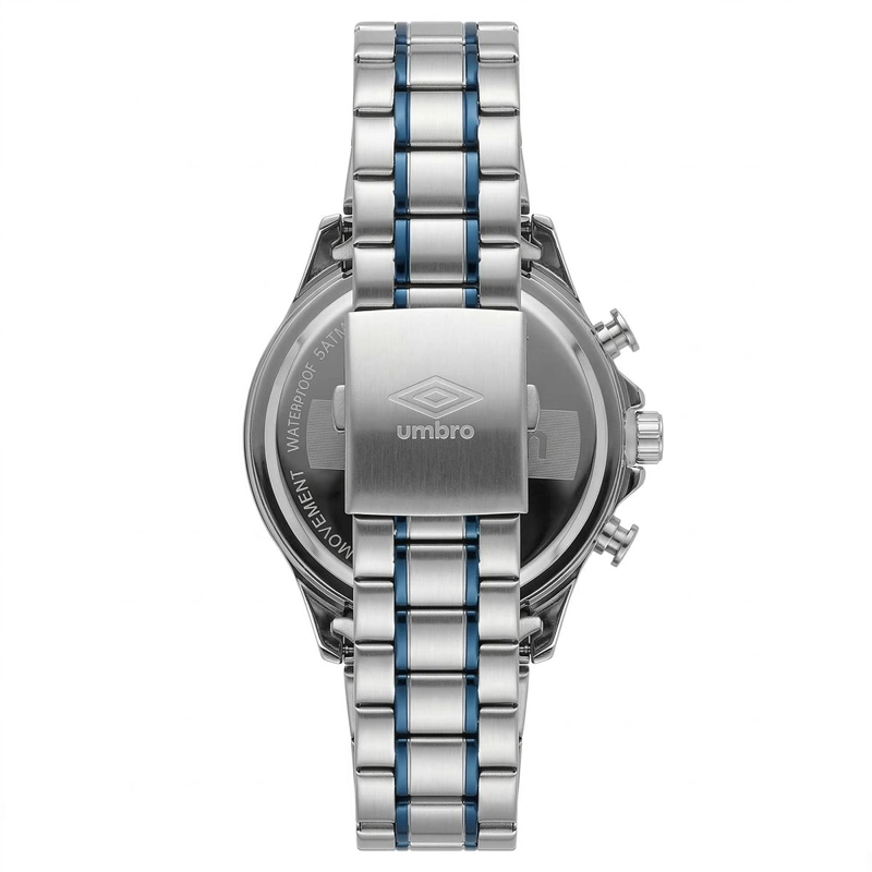 RELOJ ANALOGO HOMBRE UMBRO PLUS PLATEADO/AZUL UMBP-1500-127 - 4