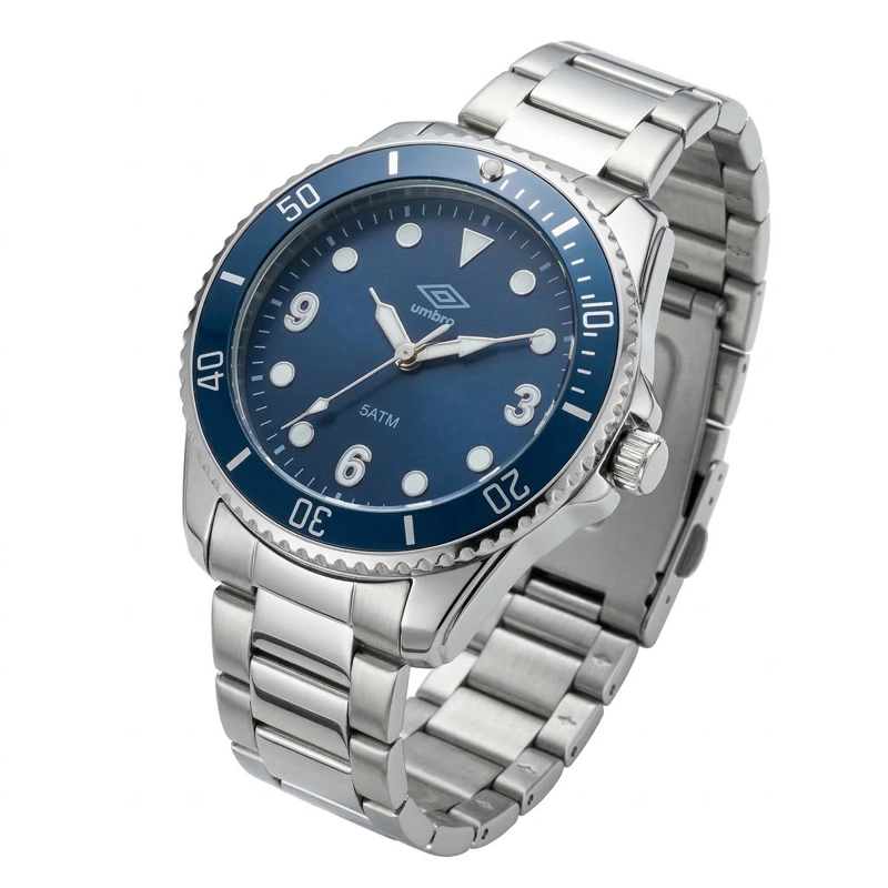 RELOJ ANALOGO HOMBRE UMBRO PLUS PLATEADO UMBP-1500-154 - 4
