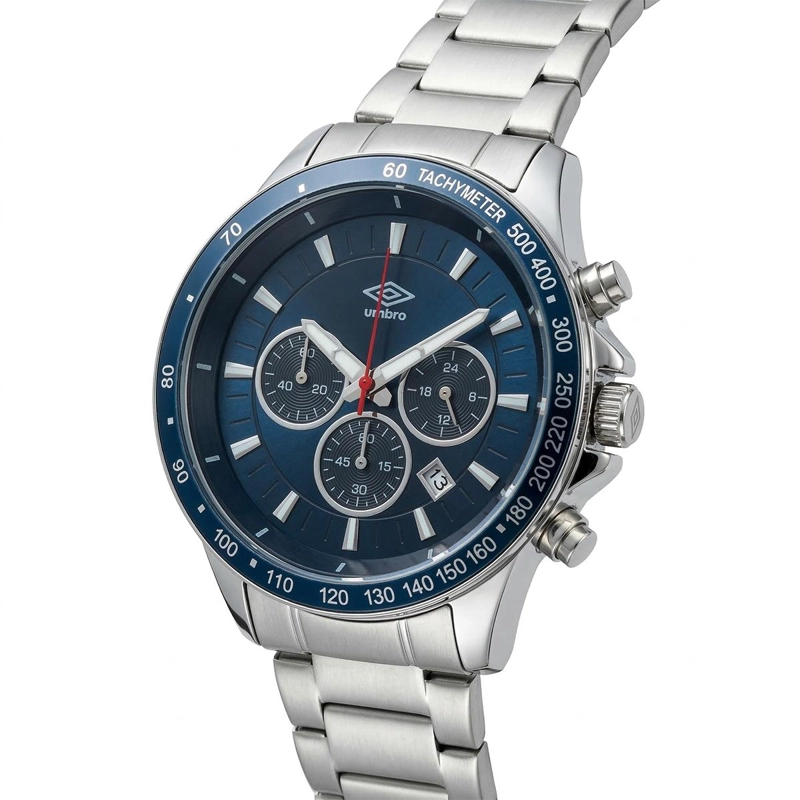 RELOJ ANALOGO HOMBRE UMBRO PLUS PLATEADO UMBP-1500-156 - 4