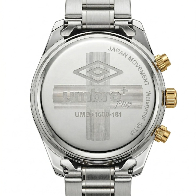 RELOJ ANALOGO HOMBRE UMBRO PLUS PLATEADO UMBP-1500-181 - 2