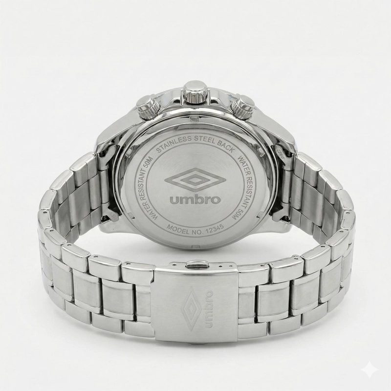 RELOJ ANALOGO HOMBRE UMBRO PLUS PLATEADO UMBP-1500-69 - 4