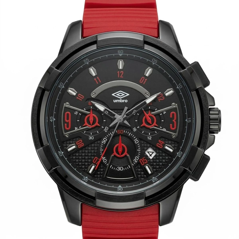 RELOJ ANALOGO HOMBRE UMBRO PLUS ROJO UMBP-1500-120 - 1