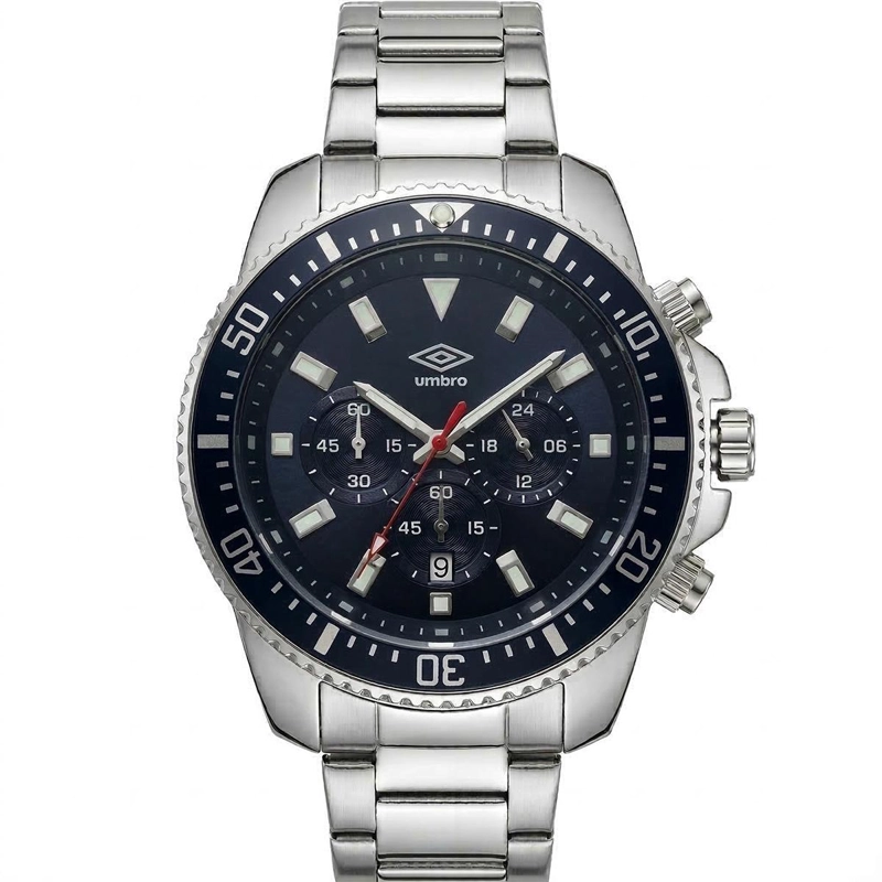RELOJ ANALOGO HOMBRE UMBRO PLUS PLATEADO UMBP-1500-103 - 1