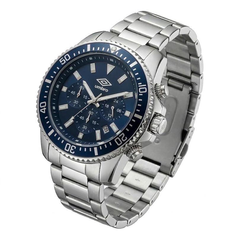 RELOJ ANALOGO HOMBRE UMBRO PLUS PLATEADO UMBP-1500-103 - 3