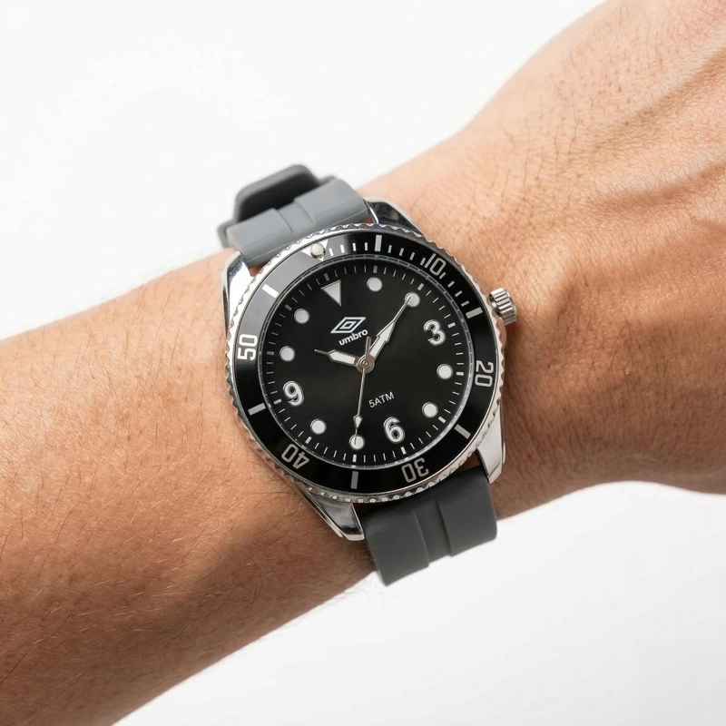 RELOJ ANALOGO HOMBRE UMBRO PLUS GRIS UMBP-1500-139 - 5