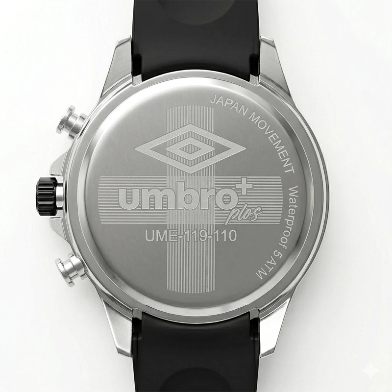 RELOJ ANALOGO HOMBRE UMBRO PLUS NEGRO UMBP-1500-110 - 5