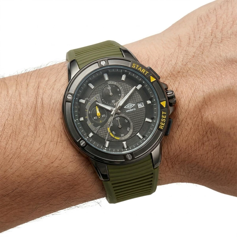 RELOJ ANALOGO HOMBRE UMBRO PLUS VERDE UMBP-1500-88 - 3