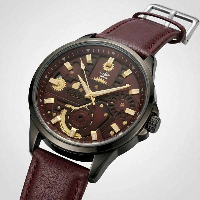 RELOJ ANALOGO DIGITAL HOMBRE UMBRO PLUS CAFE  UMBP-1500-73 - 2