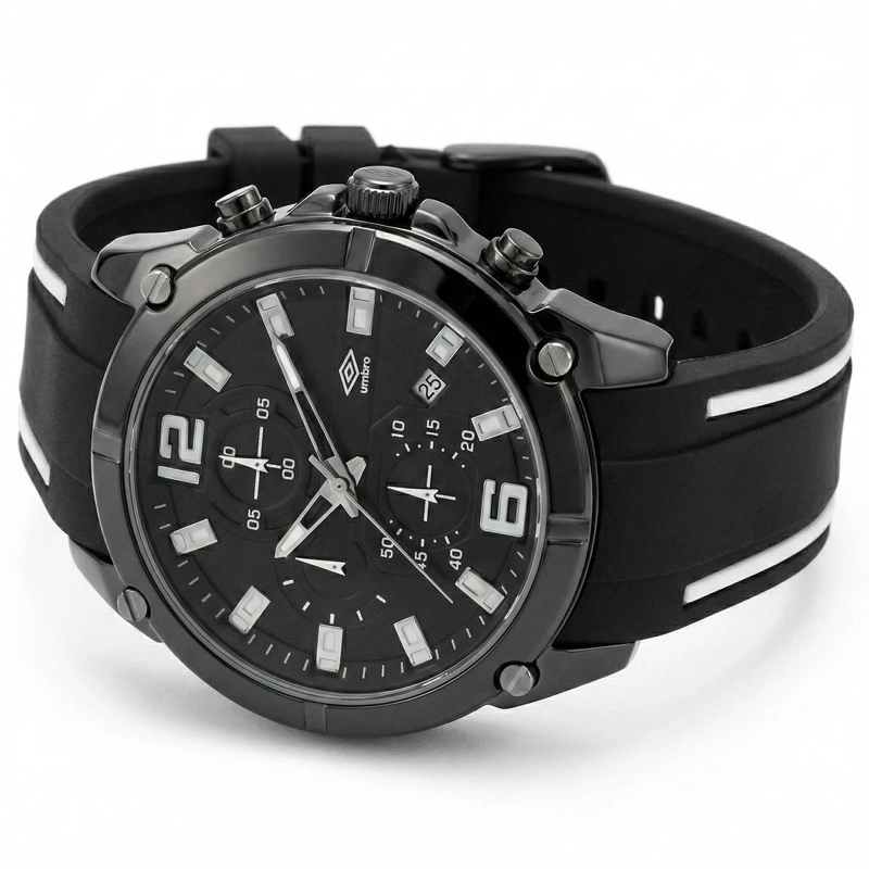 RELOJ ANALOGO DIGITAL HOMBRE UMBRO PLUS PLATEADO UMBP-1500-8 - 2