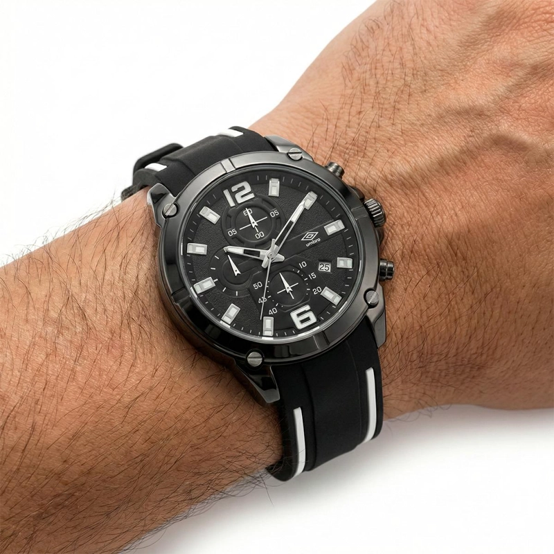 RELOJ ANALOGO DIGITAL HOMBRE UMBRO PLUS PLATEADO UMBP-1500-8 - 4