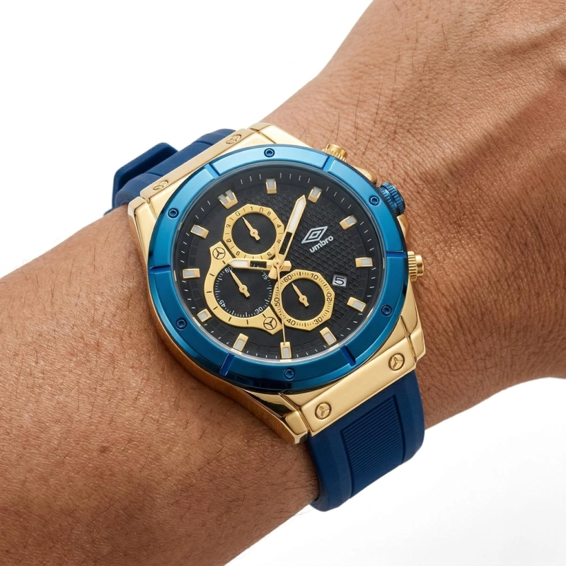 RELOJ ANALOGO DIGITAL HOMBRE UMBRO PLUS AZUL UMBP-1500-163 - 2