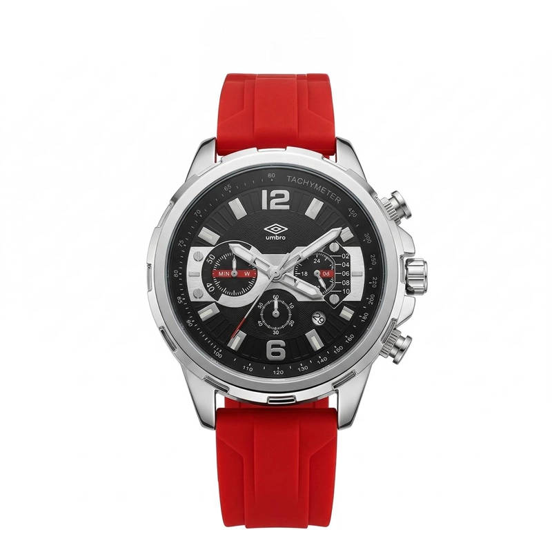 RELOJ ANALOGO DIGITAL HOMBRE UMBRO PLUS ROJO UMBP-1500-192 - 1