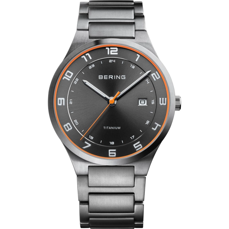 RELOJ ANALOGO HOMBRE BERING PLATEADO 15139-709 - 1