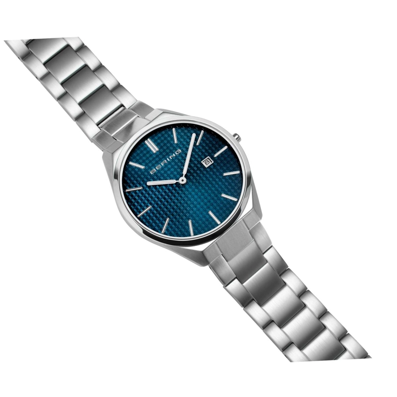 RELOJ ANALOGO HOMBRE BERING PLATEADO 17240-707