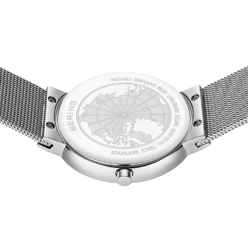 RELOJ ANALOGO MUJER BERING PLATEADO 10135-000 - 2
