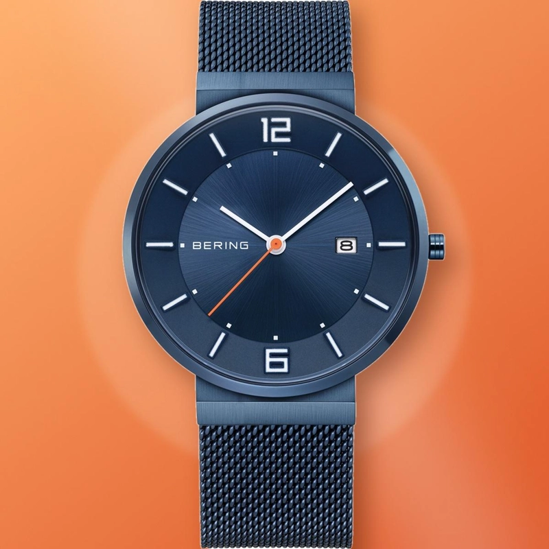 RELOJ SOLAR HOMBRE BERING AZUL 14639-397 - 3