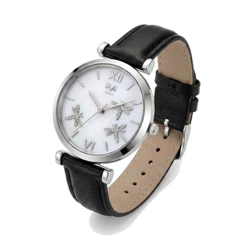 RELOJ ANALOGO MUJER 19V69 ITALIA NEGRO -121 - 2