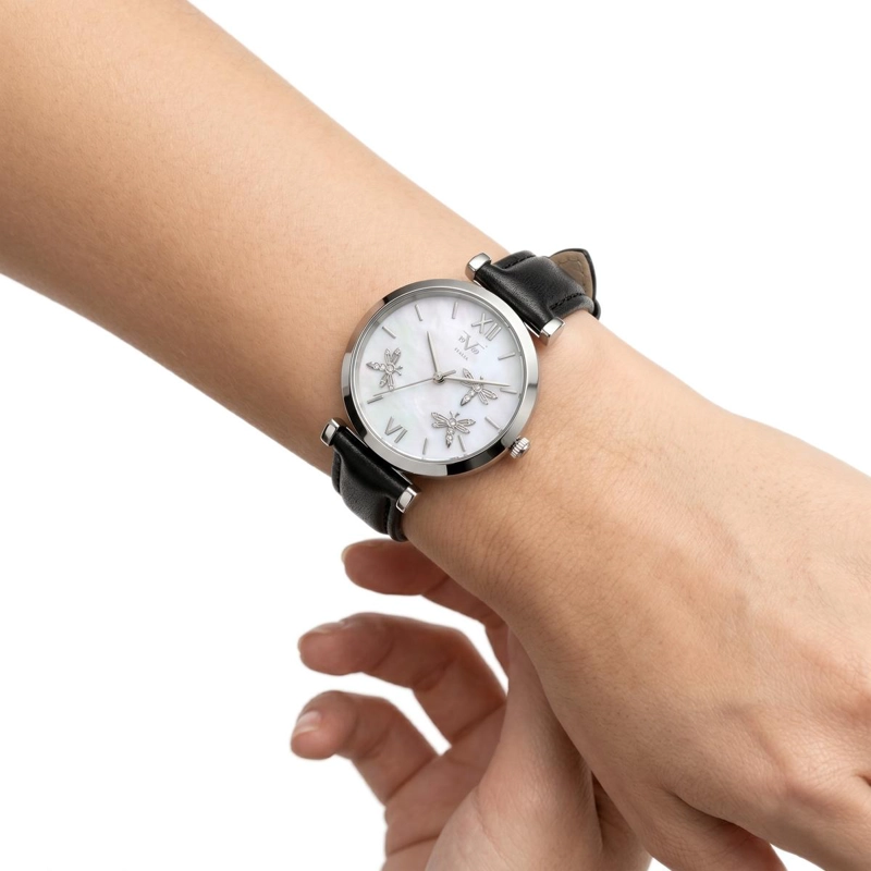 RELOJ ANALOGO MUJER 19V69 ITALIA NEGRO -121 - 3