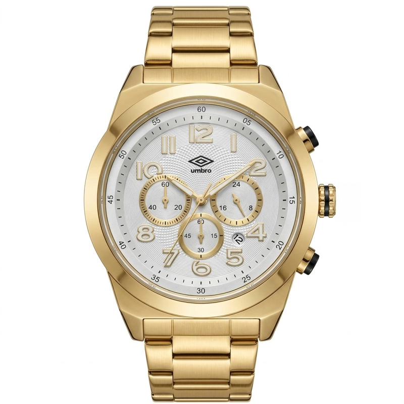 RELOJ ANALOGO DIGITAL HOMBRE UMBRO PLUS DORADO UMBP-1500-126 - 1
