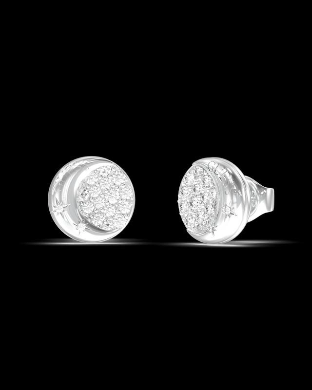AROS MUJER GUESS PLATEADO JUBE06240JWRHT/U - 2