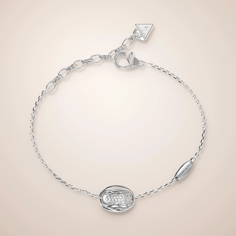PULSERA MUJER GUESS PLATEADO JUBB06224JWRHS - 2