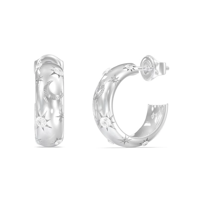 AROS MUJER GUESS PLATEADO JUBE06243JWRHT/U - 1