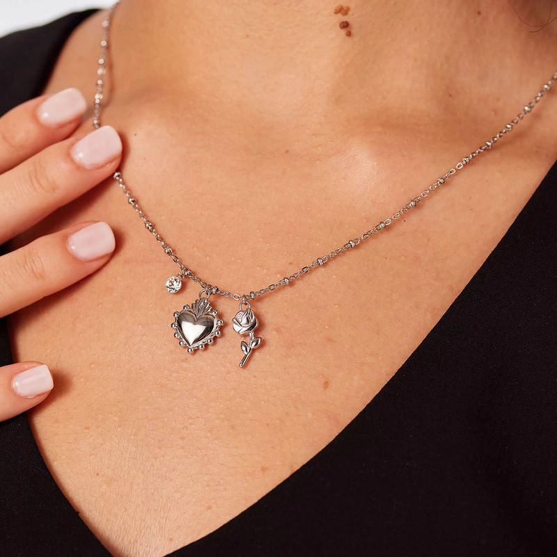 COLLAR CHAKRA MUJER BROSWAY PLATEADO BHKN181 - 3