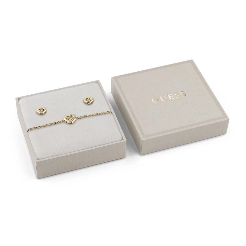 SET COLLAR Y AROS MUJER GUESS DORADO - 1