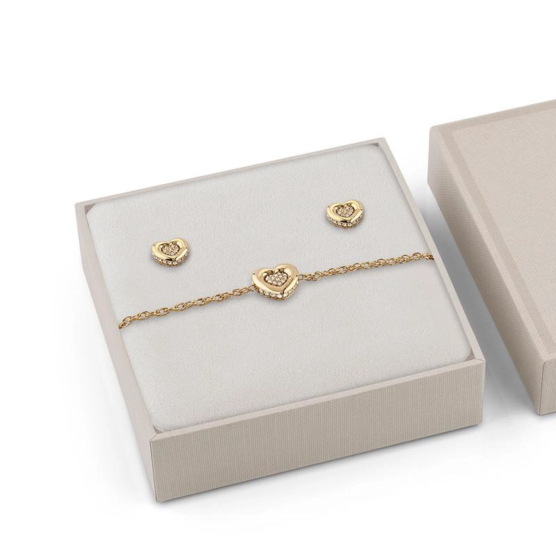 SET COLLAR Y AROS MUJER GUESS DORADO - 2