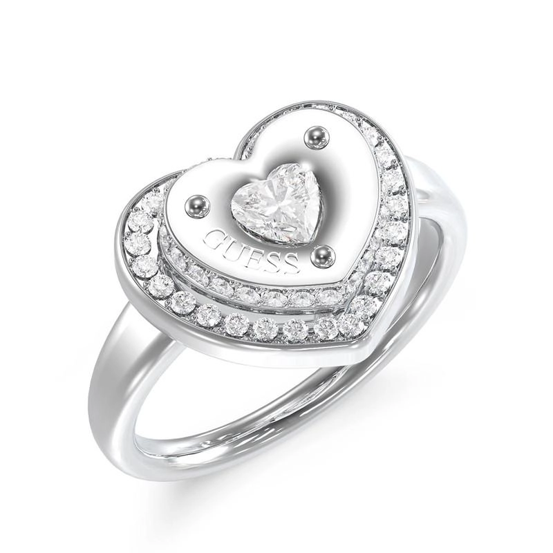 ANILLO MUJER GUESS PLATEADO JUBR05552JWRH52 - 3
