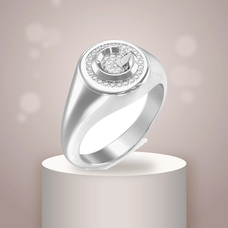 ANILLO MUJER GUESS PLATEADO JUBR05449JWRH54 - 2