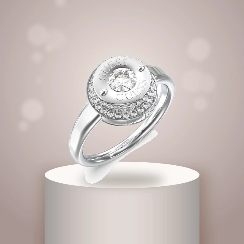 ANILLO MUJER GUESS PLATEADO JUBR05556JWRH54 - 2