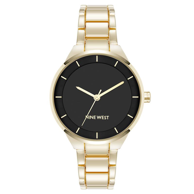 RELOJ MUJER NINE WEST DORADO NW/3234BKGB - 1