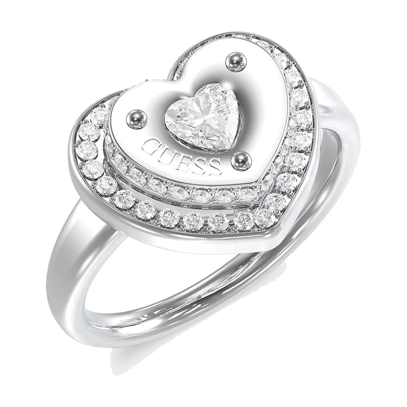 ANILLO MUJER GUESS PLATEADO JUBR05552JWRH54 - 1