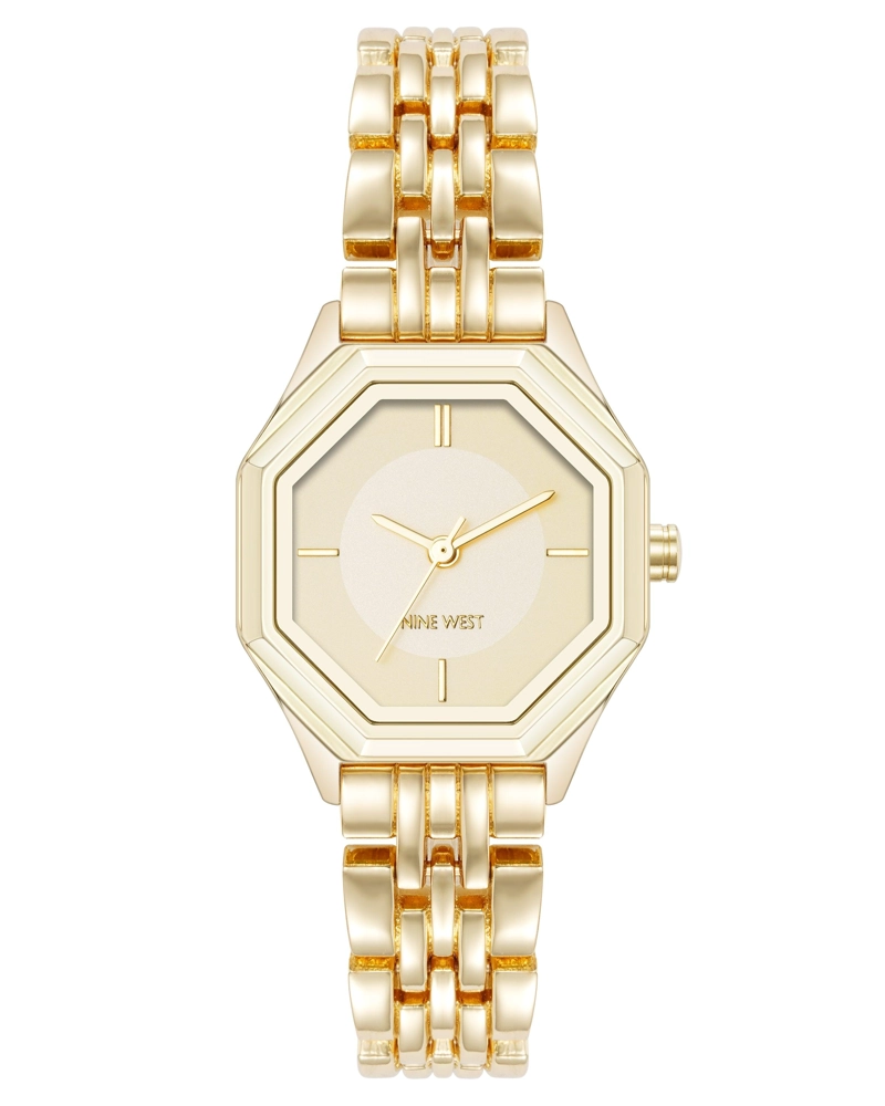 RELOJ ANALOGO DIGITAL MUJER NINE WEST DORADO NW-3352CHGB - 1