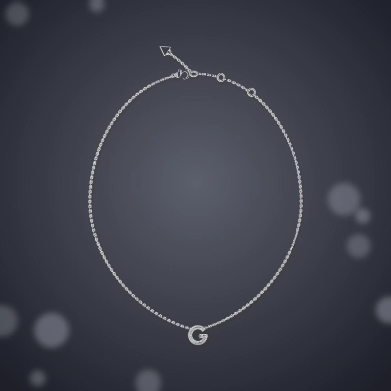 COLLAR MUJER GUESS PLATEADO JUBN05441JWRHT/U - 2