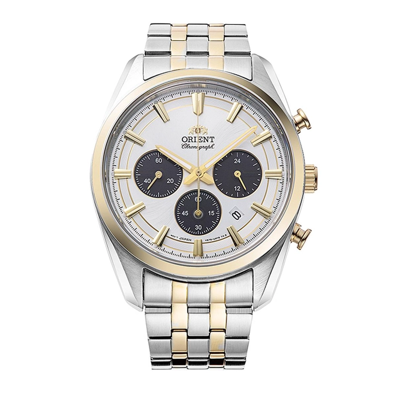 RELOJ CRONOGRAFO HOMBRE ORIENT PLATEADO RA-TX0302S - 1