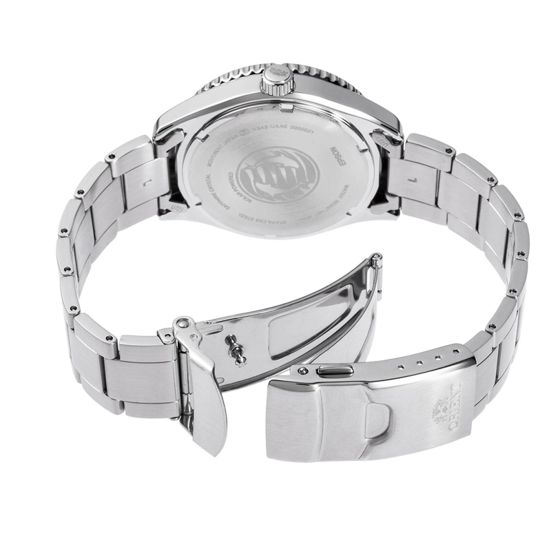 RELOJ ANALOGO DIGITAL HOMBRE ORIENT PLATEADO TAA02009D - 3