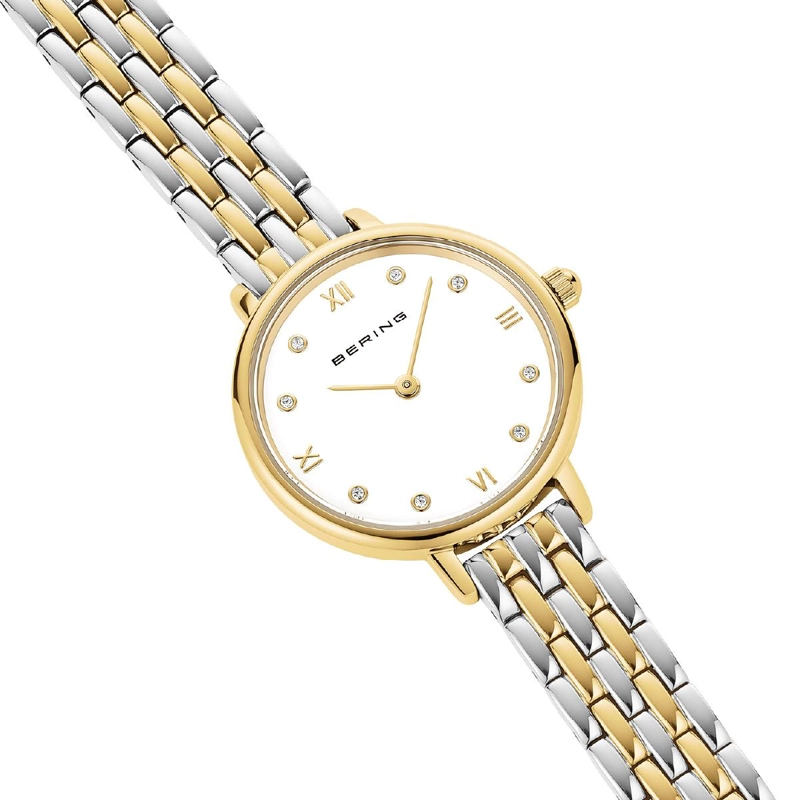 SET DE RELOJ Y PULSERA ANALOGO MUJER BERING BICOLOR 11028-714 - 2