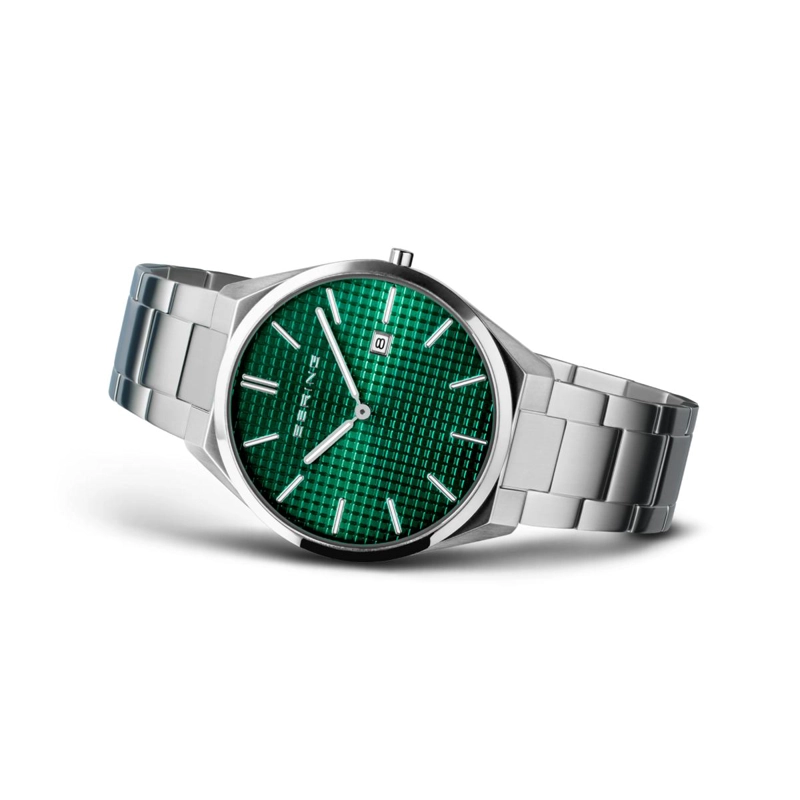RELOJ ANALOGO HOMBRE BERING PLATEADO 17240-708 - 2