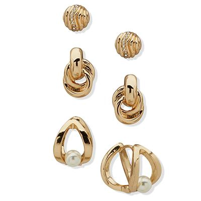 GIFT SET MUJER AROS ANNE KLEIN COCOA BEACH DORADO - 1