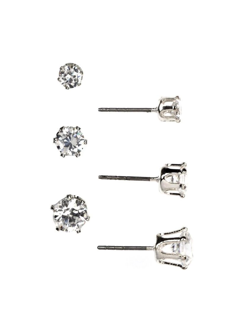 AROS ANNE KLEIN BASICOS PLATEADO MUJER 60155715 - 1