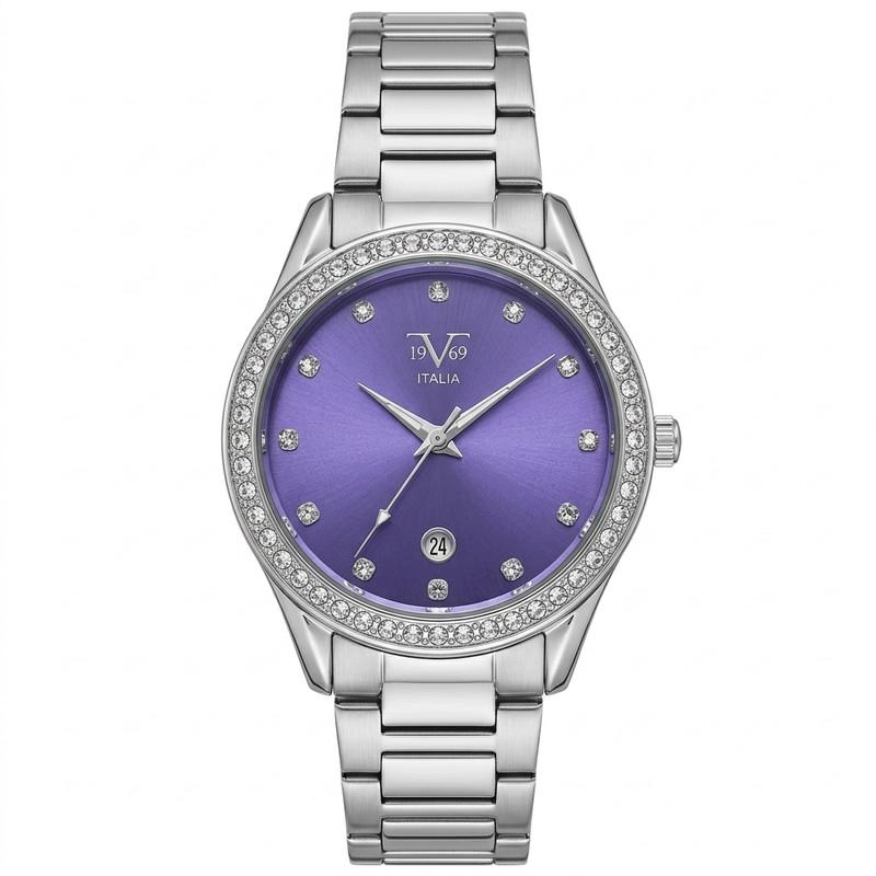 RELOJ ANALOGO MUJER V1969 PLATEADO V1969-1000-148 - 1