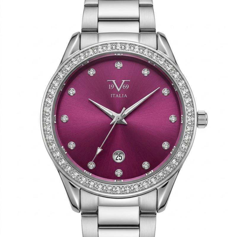 RELOJ ANALOGO MUJER V1969 PLATEADO V1969-1000-147 - 1