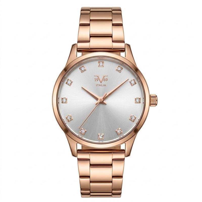 RELOJ ANALOGO MUJER V1969 ORO ROSA V1969-1000-218 - 1