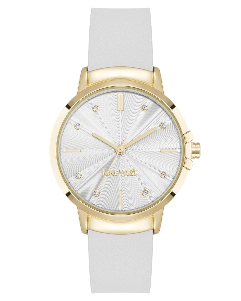 RELOJ ANALOGO MUJER NINE WEST BLANCO NW-3318GPWT - 1